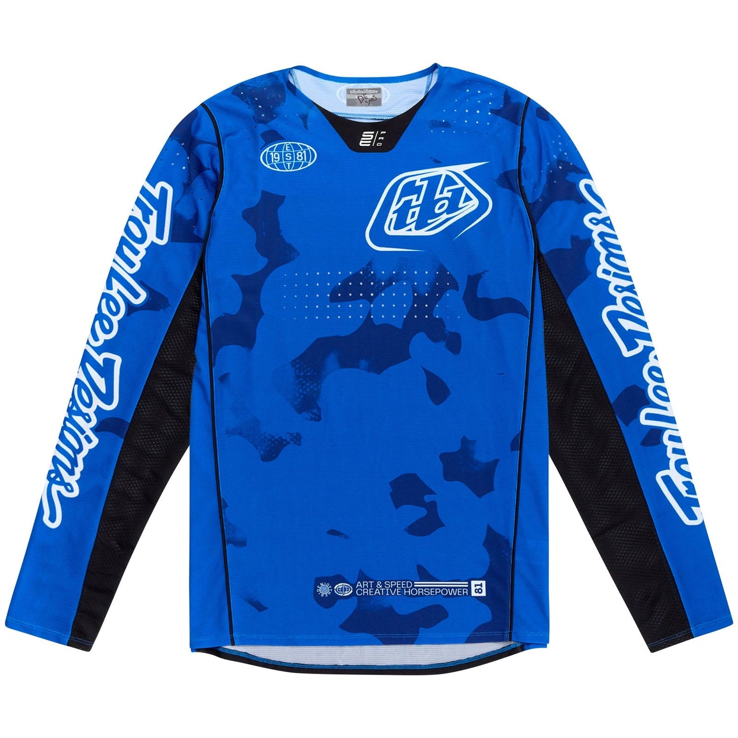 TLD SE Pro-Trikot Blotted, Hellblau