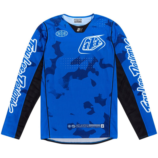 TLD SE Pro-Trikot Blotted, Hellblau