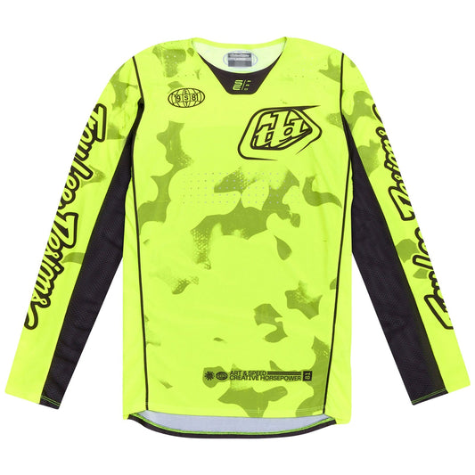 TLD SE Pro-Trikot Blotted, Flo Yellow