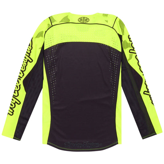 TLD SE Pro-Trikot Blotted, Flo Yellow