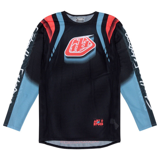 TLD SE Pro Air-Trikot Swarm, Schwarz/Rauchgrau