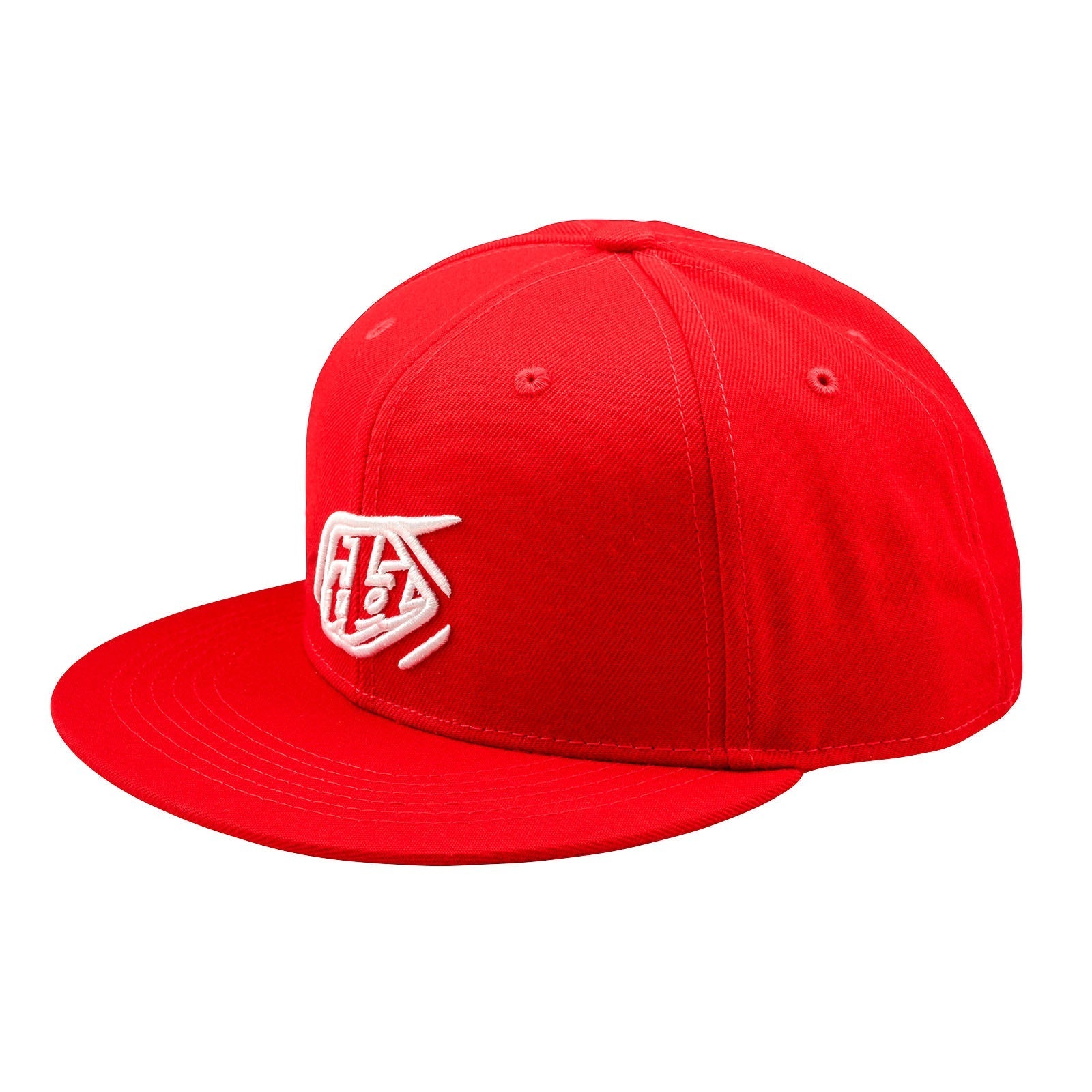 TLD Flat Bill Snapback Badge Team Red