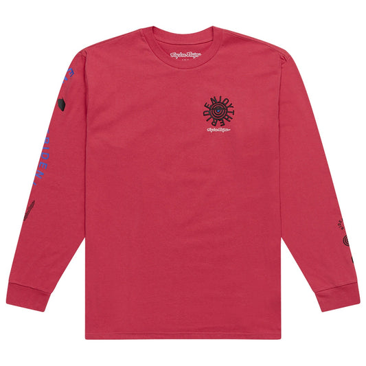 TLD Enjoy-Langarm-T‑Shirt, Fuchsia