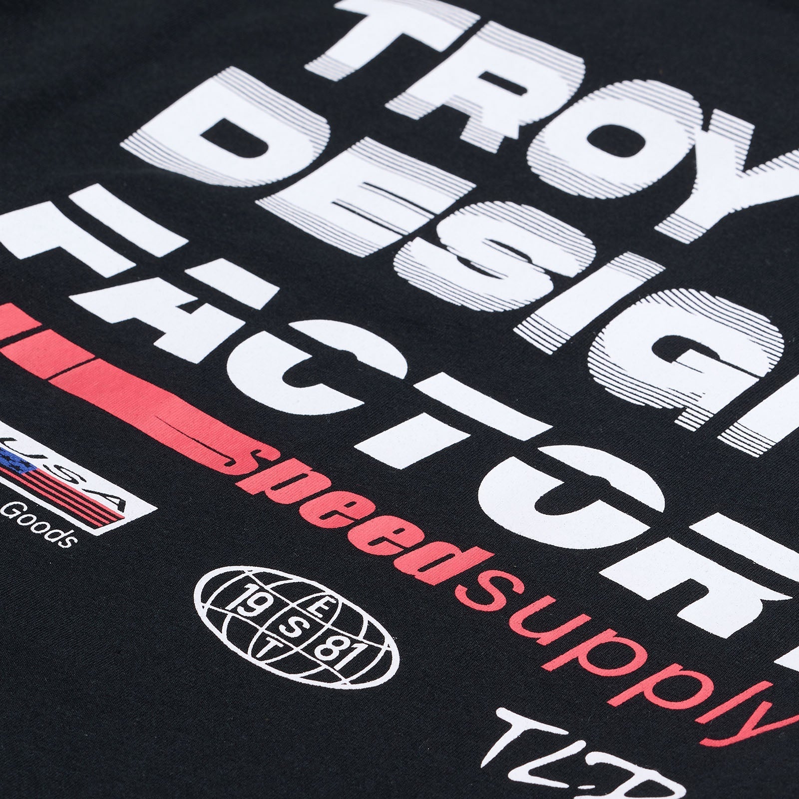 TLD Factory-Langarm-T‑Shirt, Schwarz