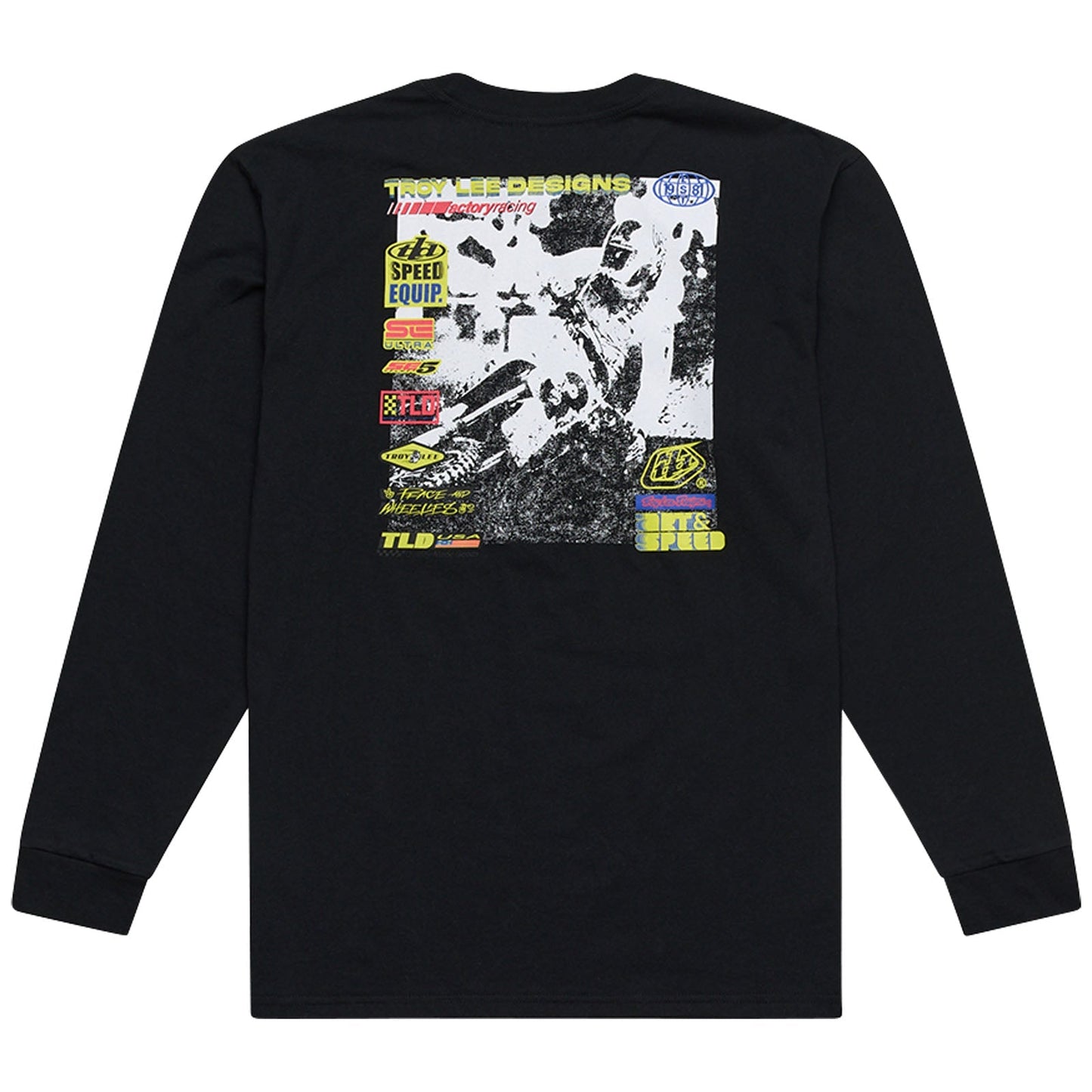TLD Overload-Langarm-T-Shirt, Schwarz