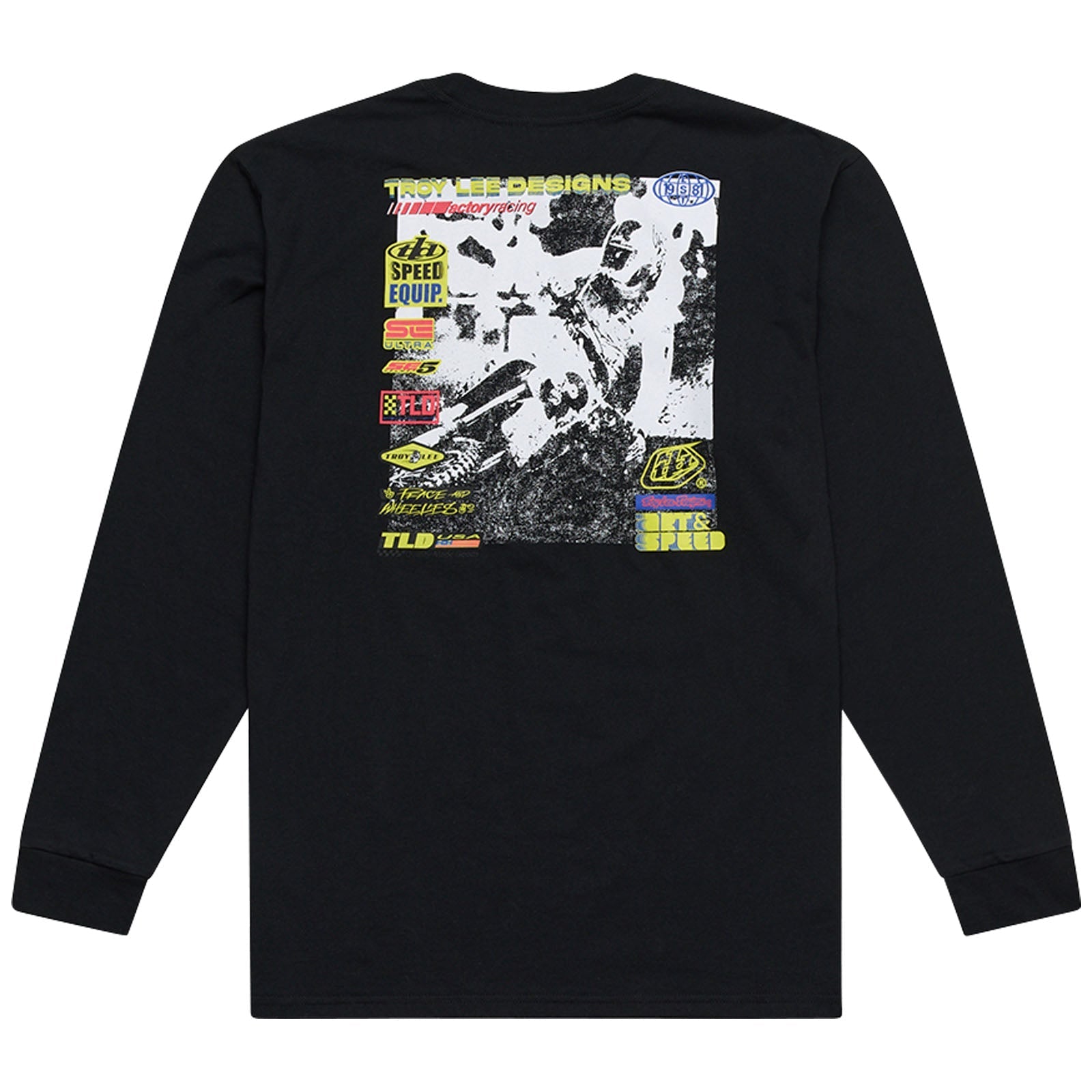 TLD Overload-Langarm-T-Shirt, Schwarz
