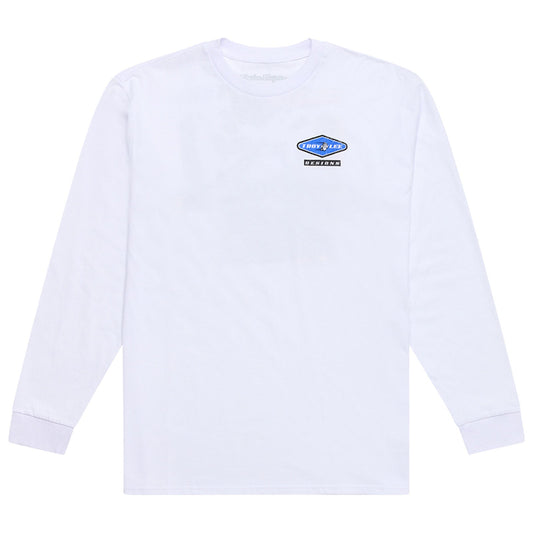 TLD Overload-Langarm-T‑Shirt, Weiß