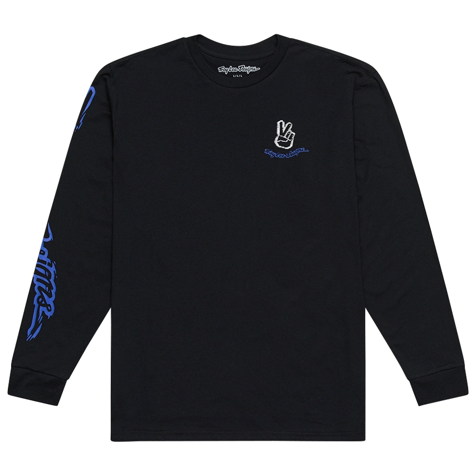 TLD Peace Out-Langarm-T‑Shirt, Schwarz