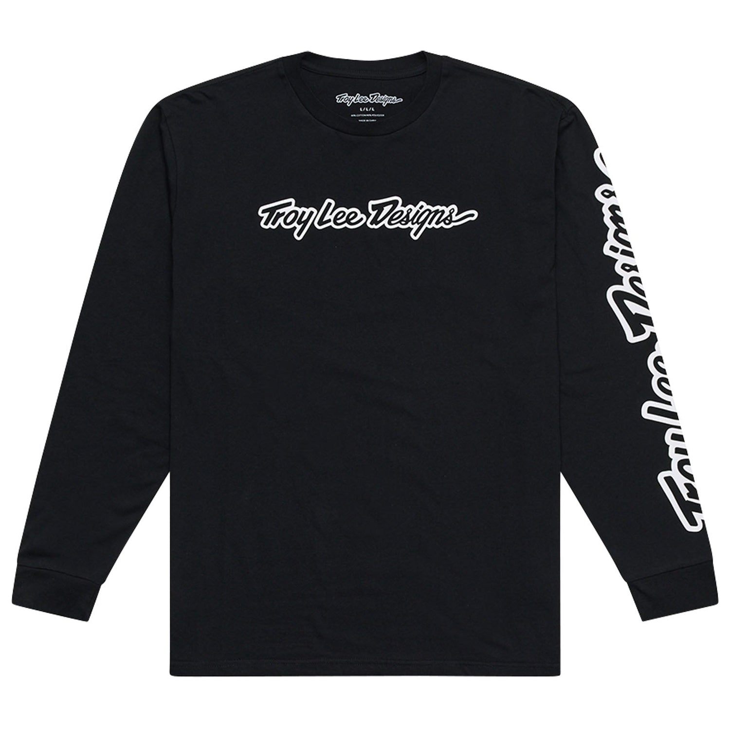 TLD Signature-T-Shirt (langärmelig), schwarz