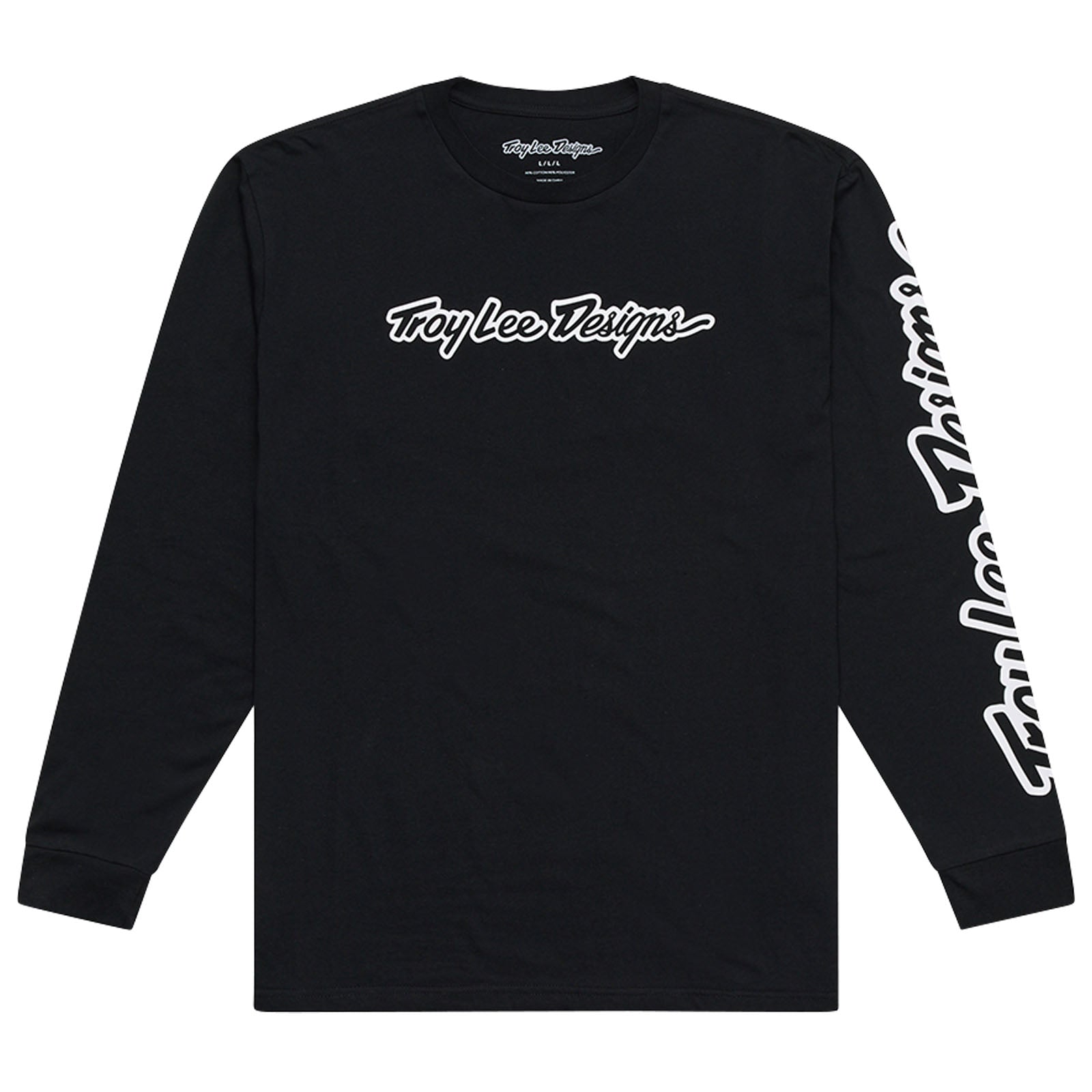 TLD Signature-T-Shirt (langärmelig), schwarz