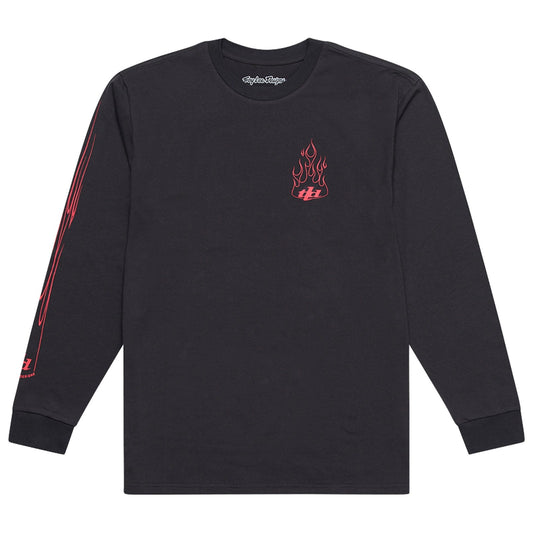 TLD Torched-Langarm-T‑Shirt, Carbon