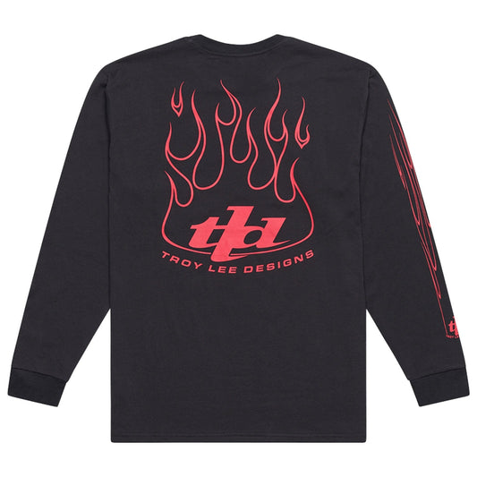 TLD Torched-Langarm-T‑Shirt, Carbon