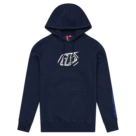 TLD Badge-Hoodie, Navy