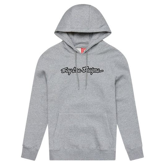 TLD Signature-Hoodie, Grey Heather