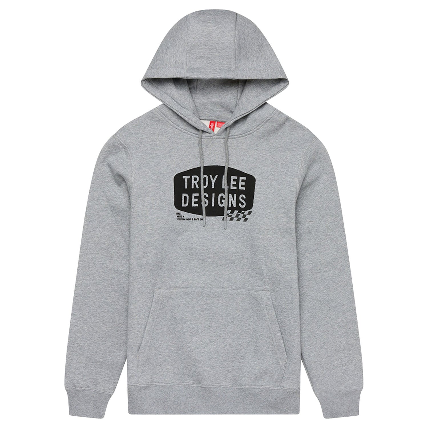 TLD Stamp-Hoodie, Grey Heather