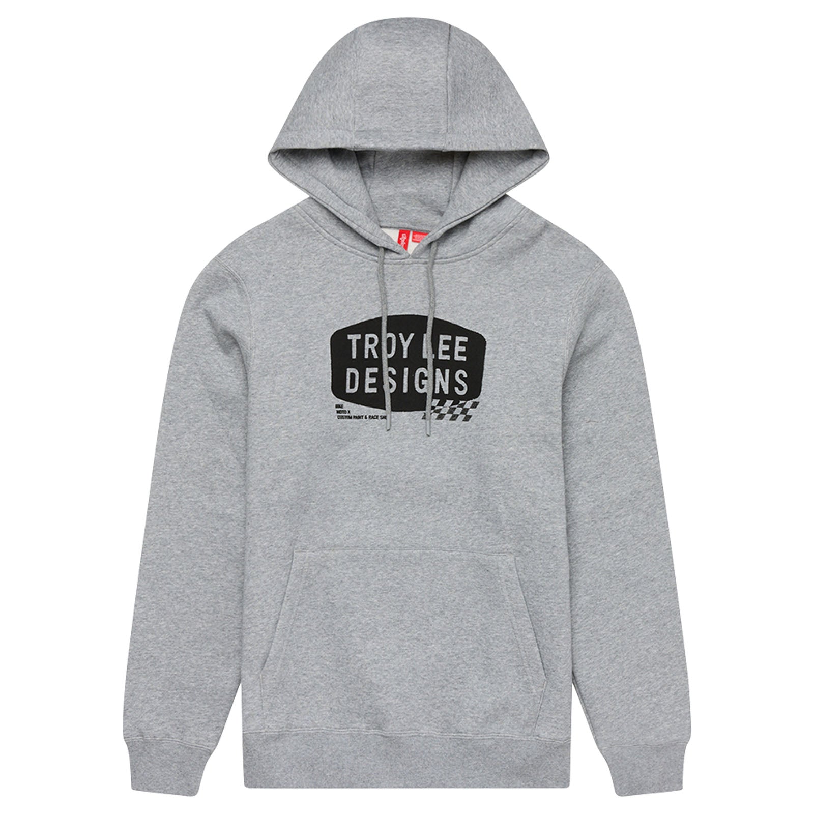 TLD Stamp-Hoodie, Grey Heather