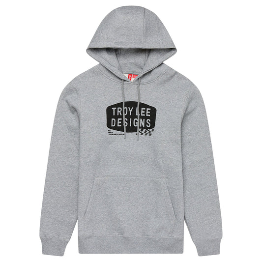 TLD Stamp-Hoodie, Grey Heather