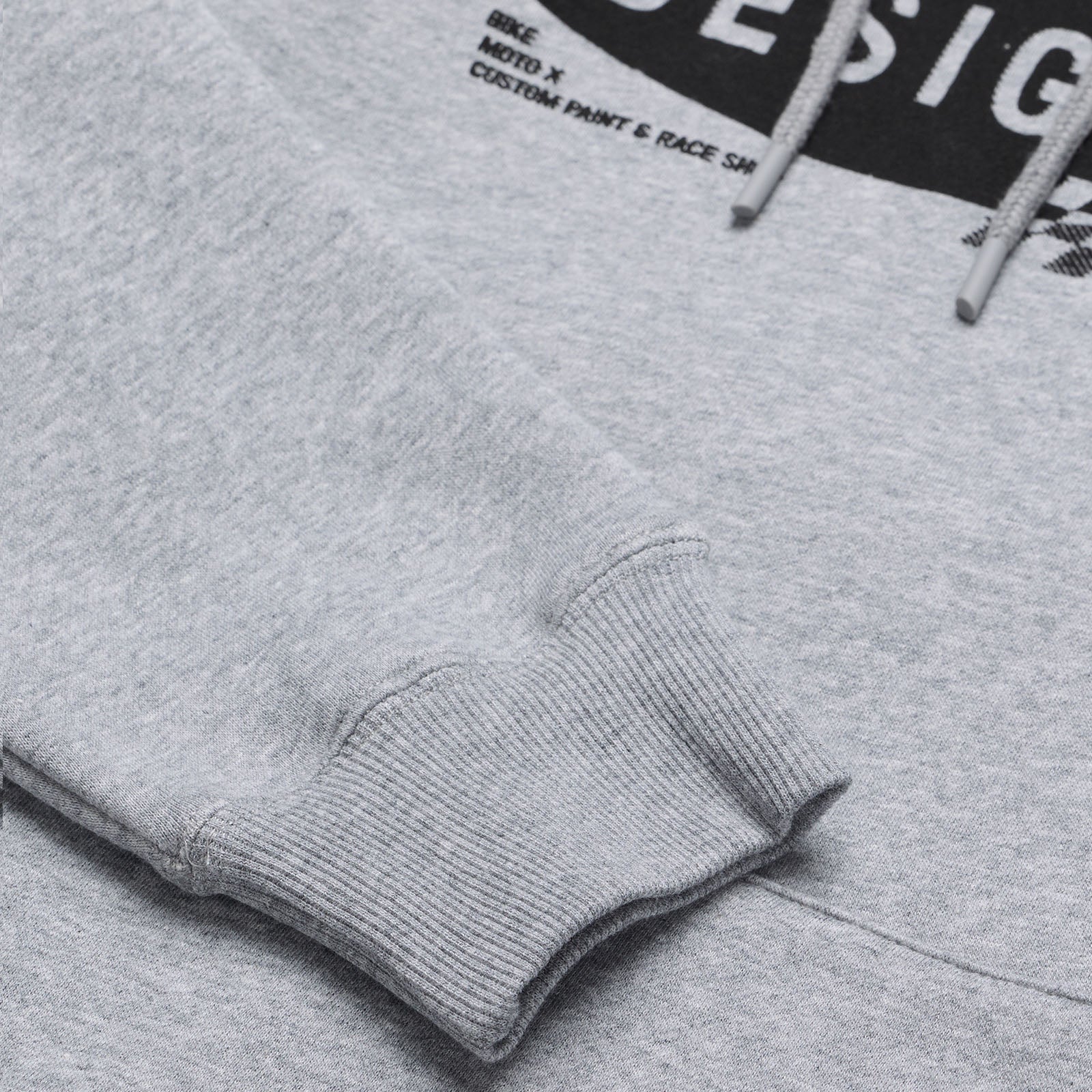 TLD Stamp-Hoodie, Grey Heather