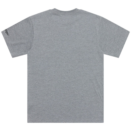TLD Badge-Kurzarm-T‑Shirt, Grey Heather