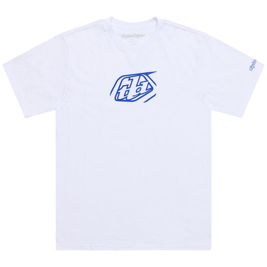 TLD Kurzarm-T-Shirt Badge, weiß