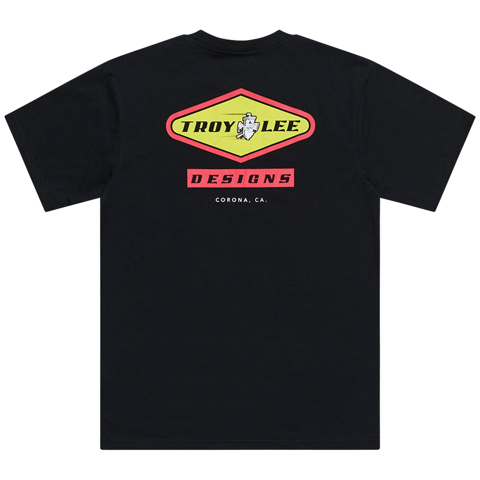 TLD Carb-Kurzarm-T-Shirt, Schwarz