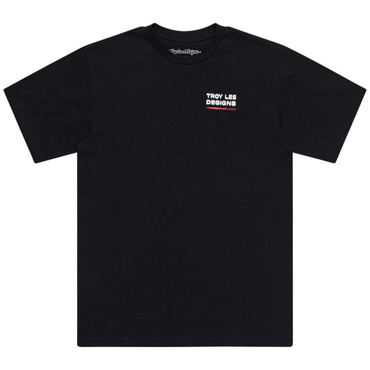 TLD Factory-Kurzarm-T‑Shirt, Schwarz