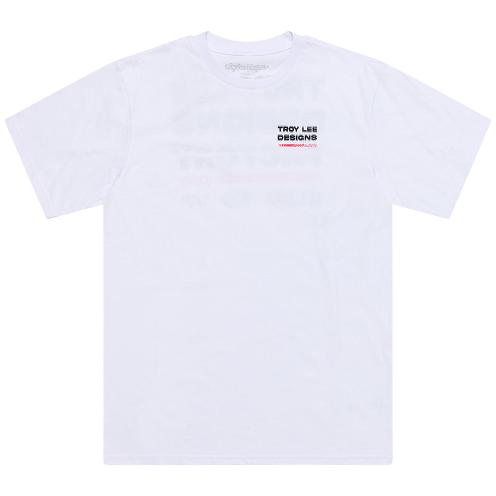 TLD Factory-Kurzarm-T‑Shirt, Weiß