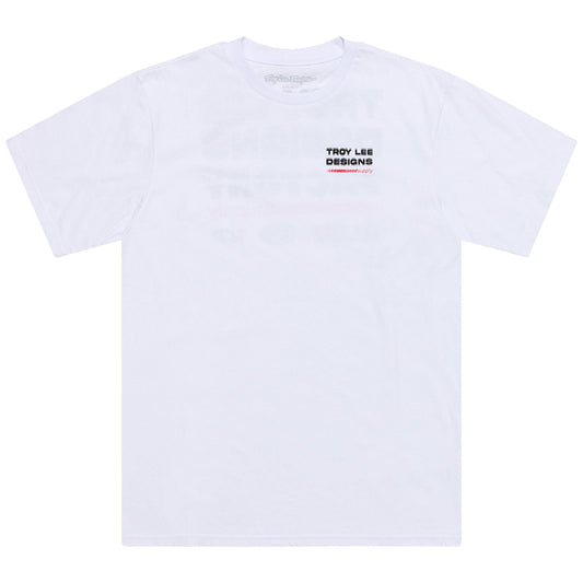 TLD Factory-Kurzarm-T‑Shirt, Weiß