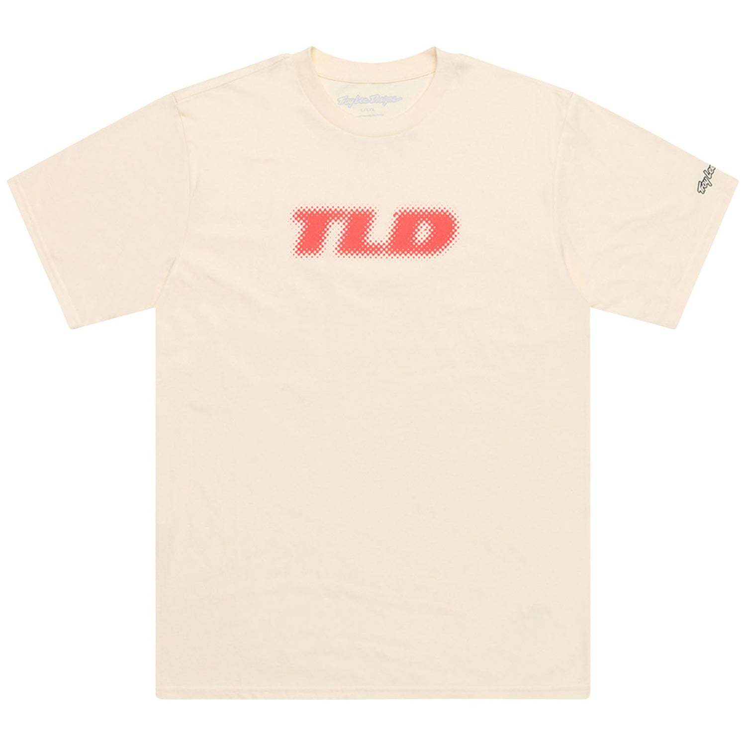 TLD Fade Out-Kurzarm-T‑Shirt, Vintage White