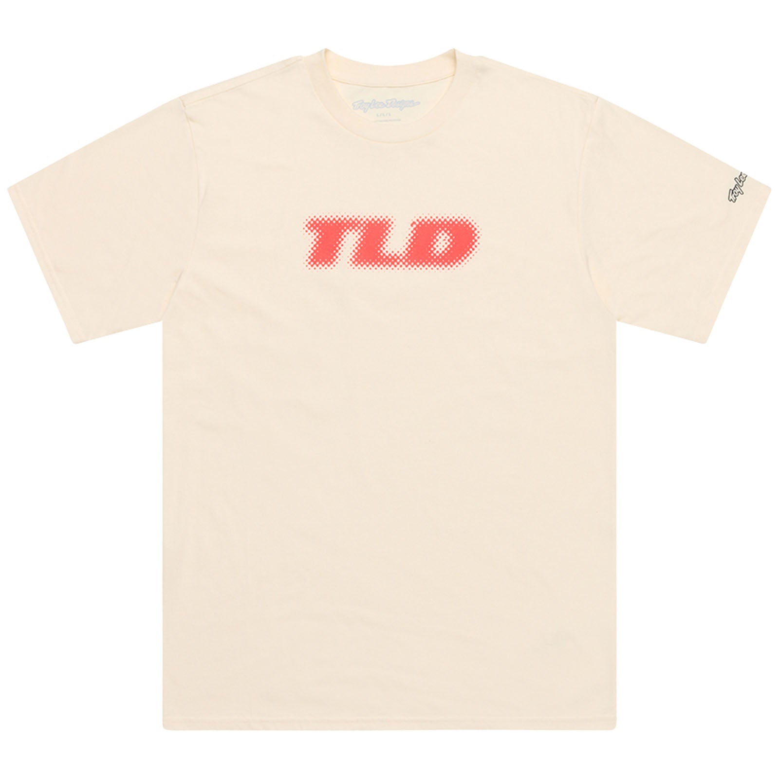 TLD Fade Out-Kurzarm-T‑Shirt, Vintage White
