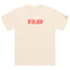TLD Fade Out-Kurzarm-T‑Shirt, Vintage White