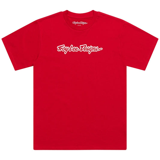TLD Signature-Kurzarm-T-Shirt, Team Red