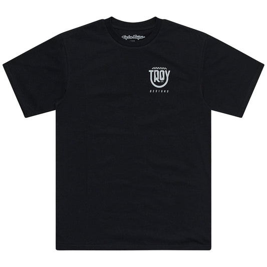 TLD Smiley-Kurzarm-T-Shirt, Schwarz