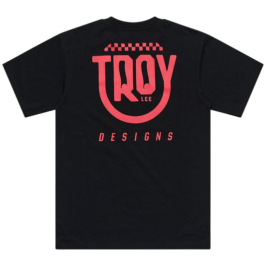 TLD Smiley-Kurzarm-T-Shirt, Schwarz