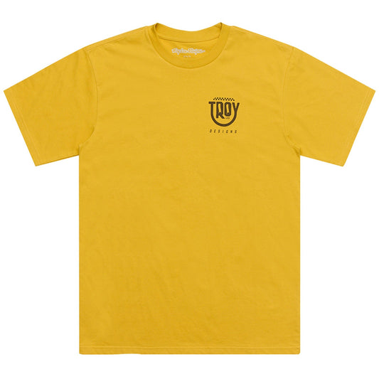 TLD Smiley-Kurzarm-T-Shirt, Gold