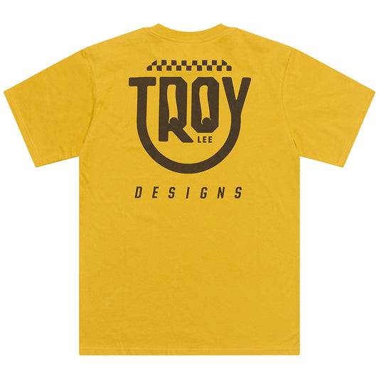 TLD Smiley-Kurzarm-T-Shirt, Gold