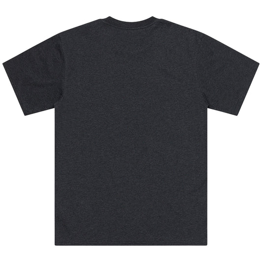 TLD Stamp-Kurzarm-T‑Shirt, Black Heather