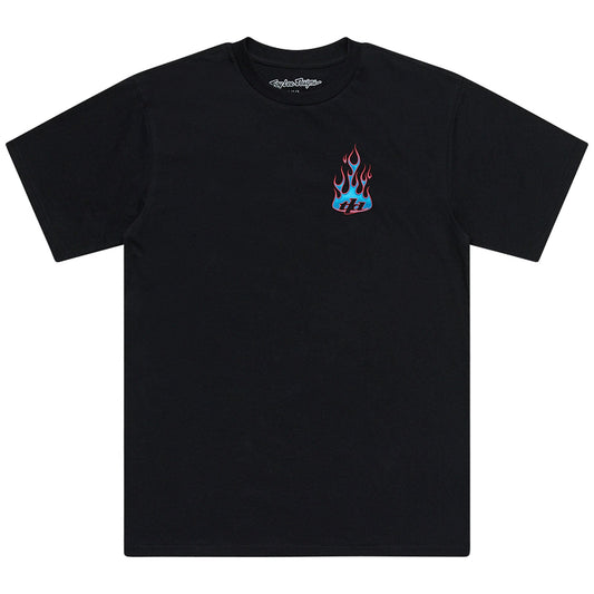 TLD Torched-Kurzarm-T‑Shirt, Schwarz