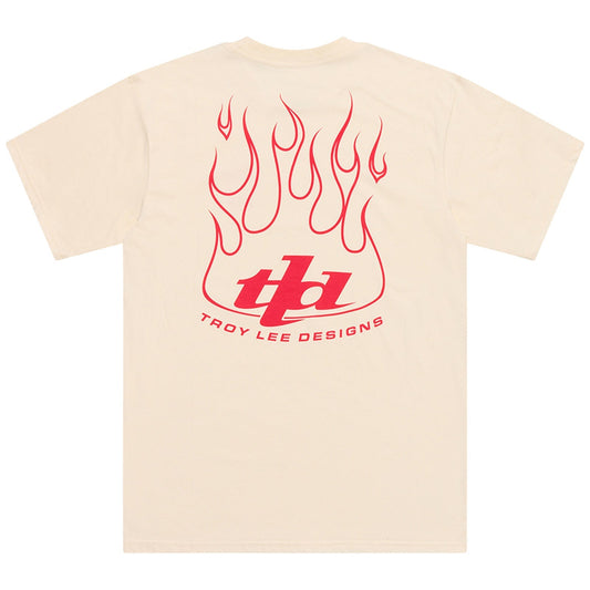 TLD Torched-Kurzarm-T‑Shirt, Vintage White