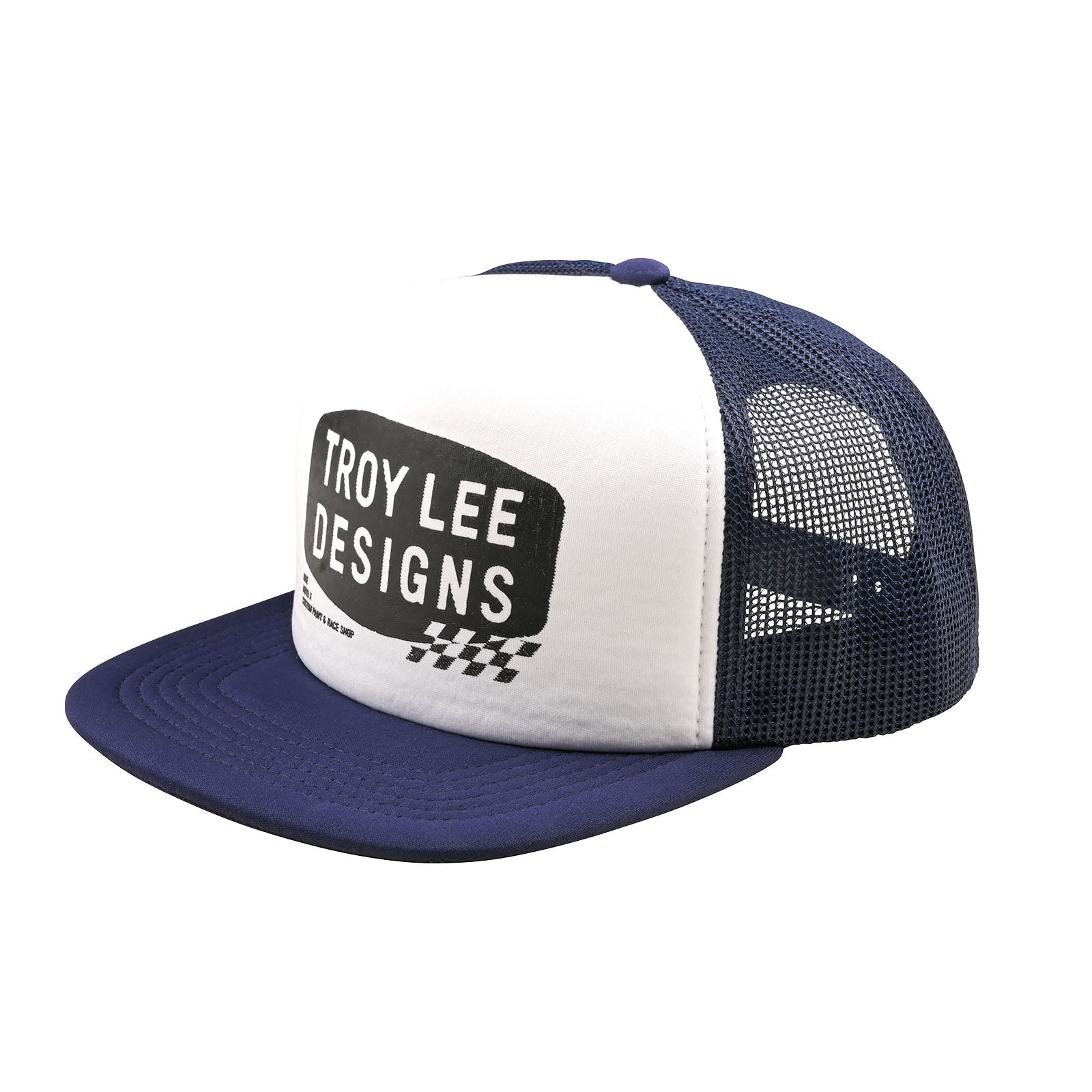 TLD Trucker Snapback Stamp Vintage White / Navy