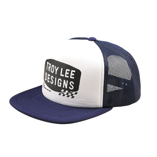 TLD Trucker Snapback Stamp Vintage White / Navy