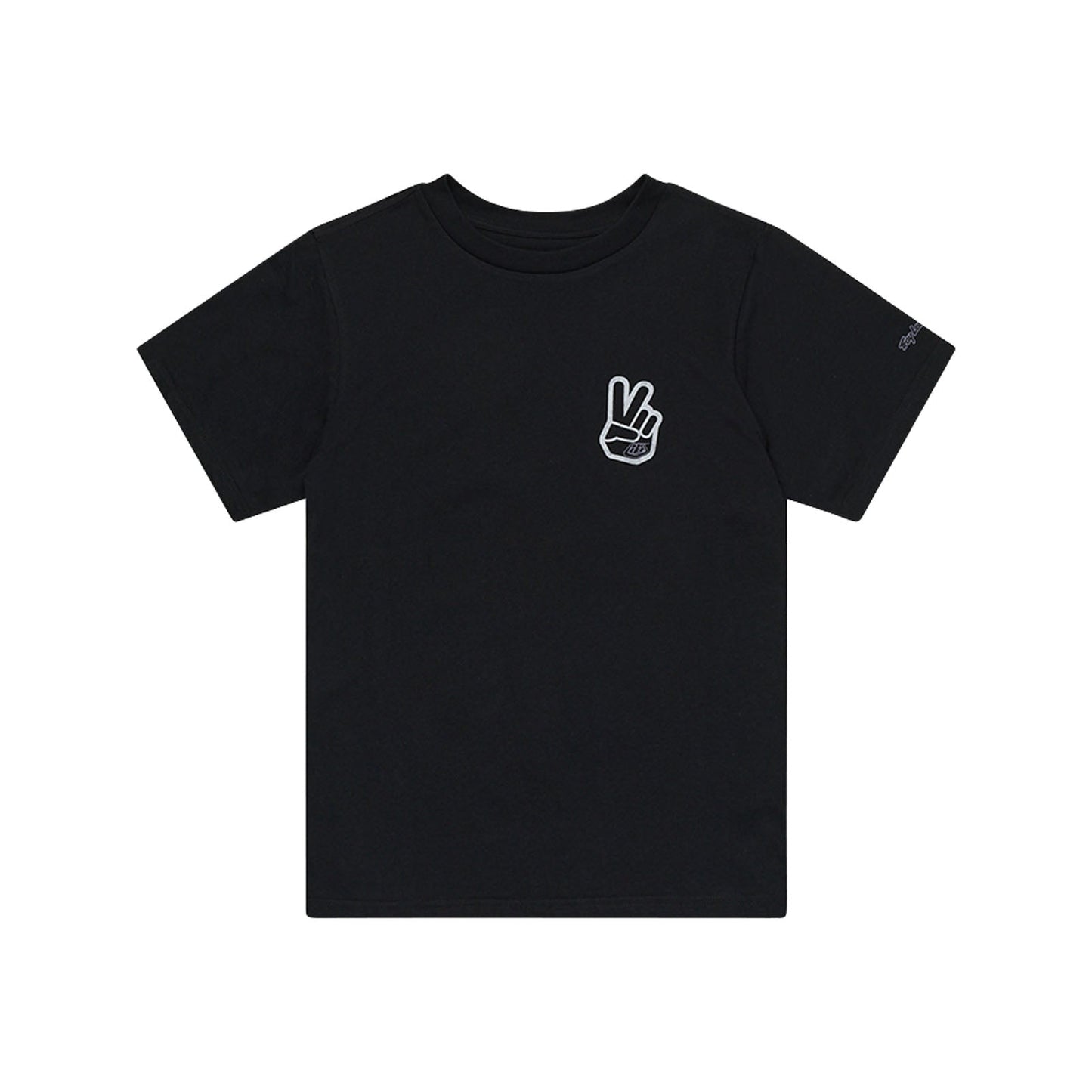 TLD Peace Out-Kurzarm-T‑Shirt für Damen, Schwarz