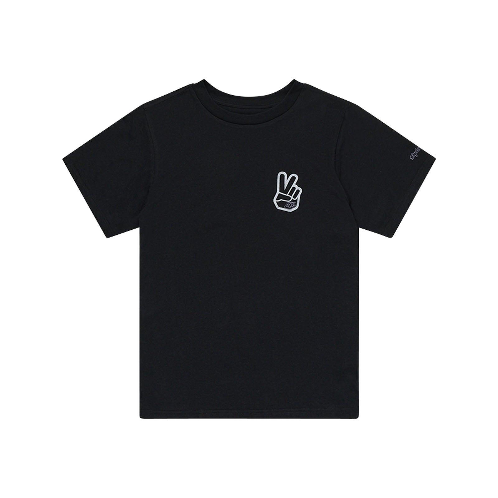 TLD Peace Out-Kurzarm-T‑Shirt für Damen, Schwarz