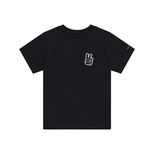 TLD Peace Out-Kurzarm-T‑Shirt für Damen, Schwarz