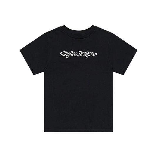 TLD Signature-Kurzarm-T‑Shirt für Damen, Schwarz