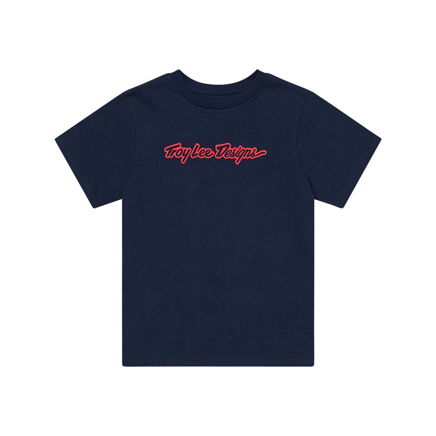 TLD Signature-Kurzarm-T‑Shirt für Damen, Navy