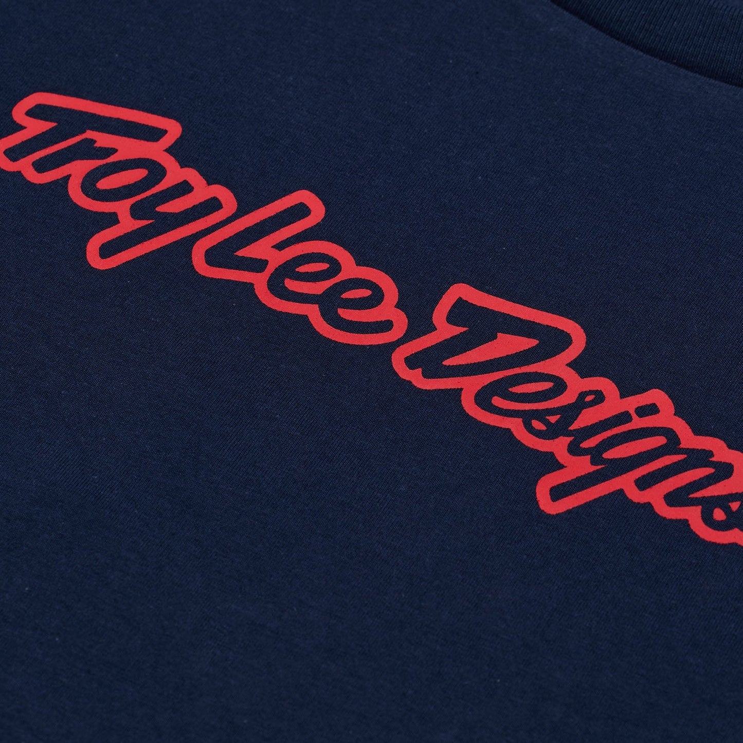 TLD Signature-Kurzarm-T‑Shirt für Damen, Navy