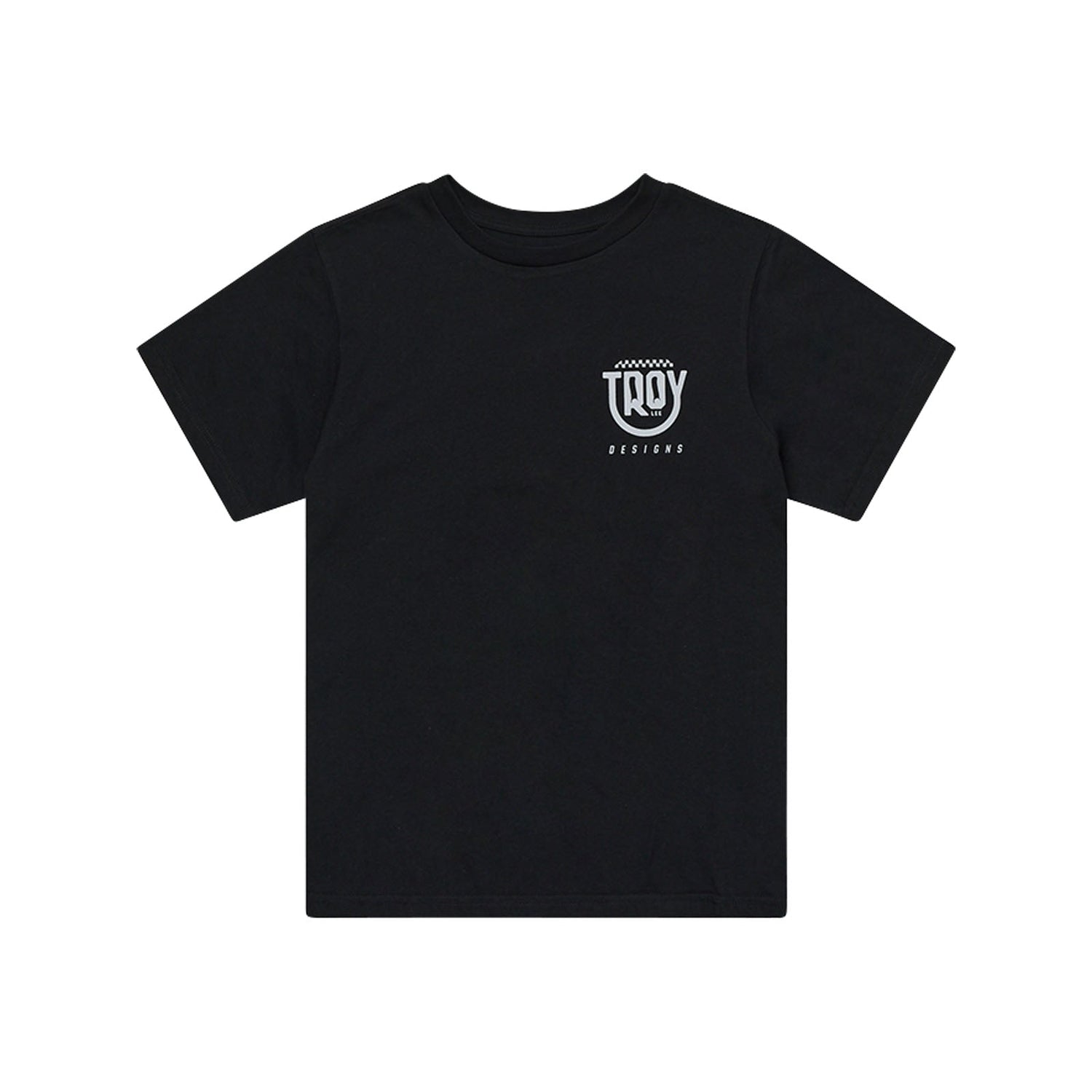 TLD Smiley-Kurzarm-T‑Shirt für Damen, Schwarz