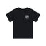 TLD Smiley-Kurzarm-T‑Shirt für Damen, Schwarz