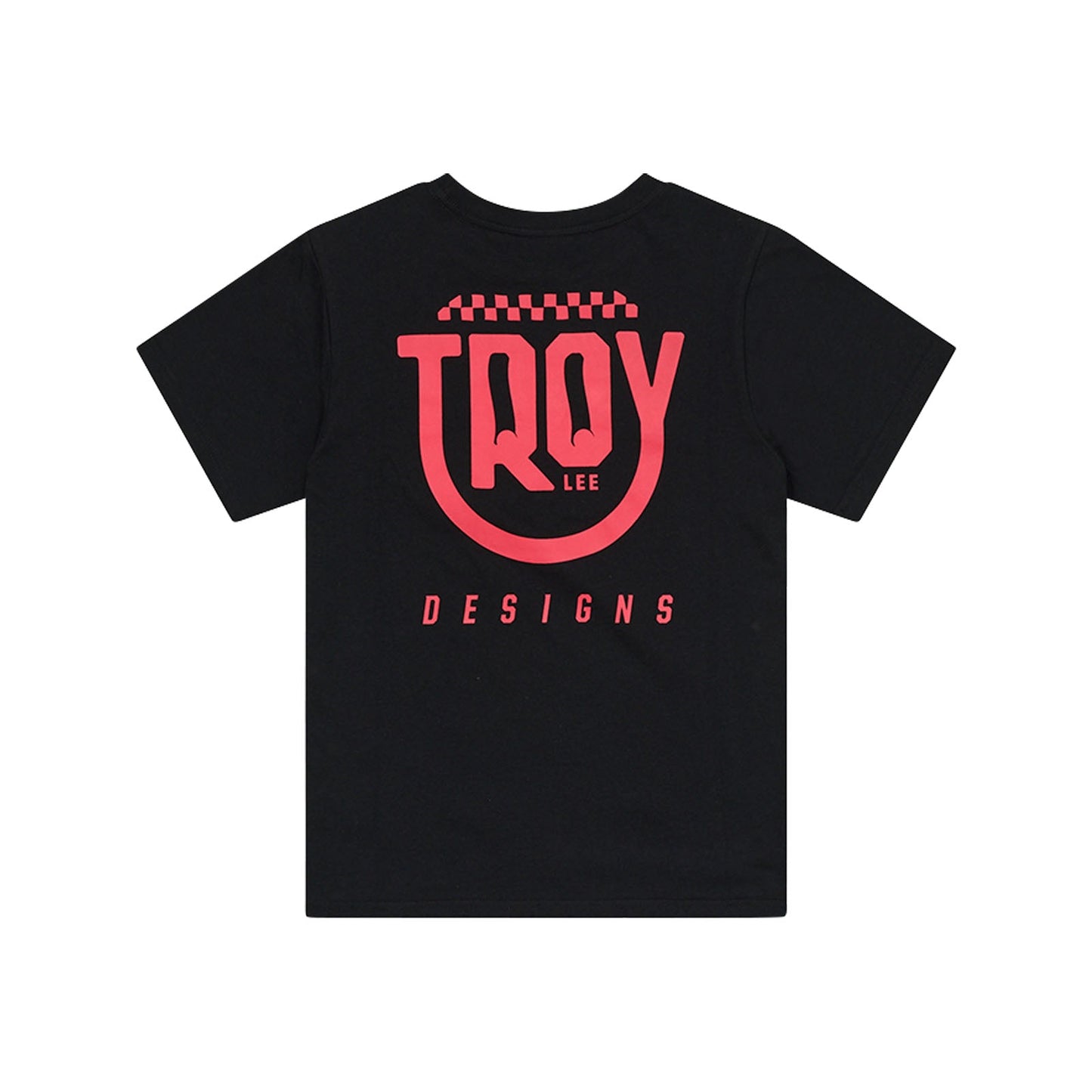 TLD Smiley-Kurzarm-T‑Shirt für Damen, Schwarz